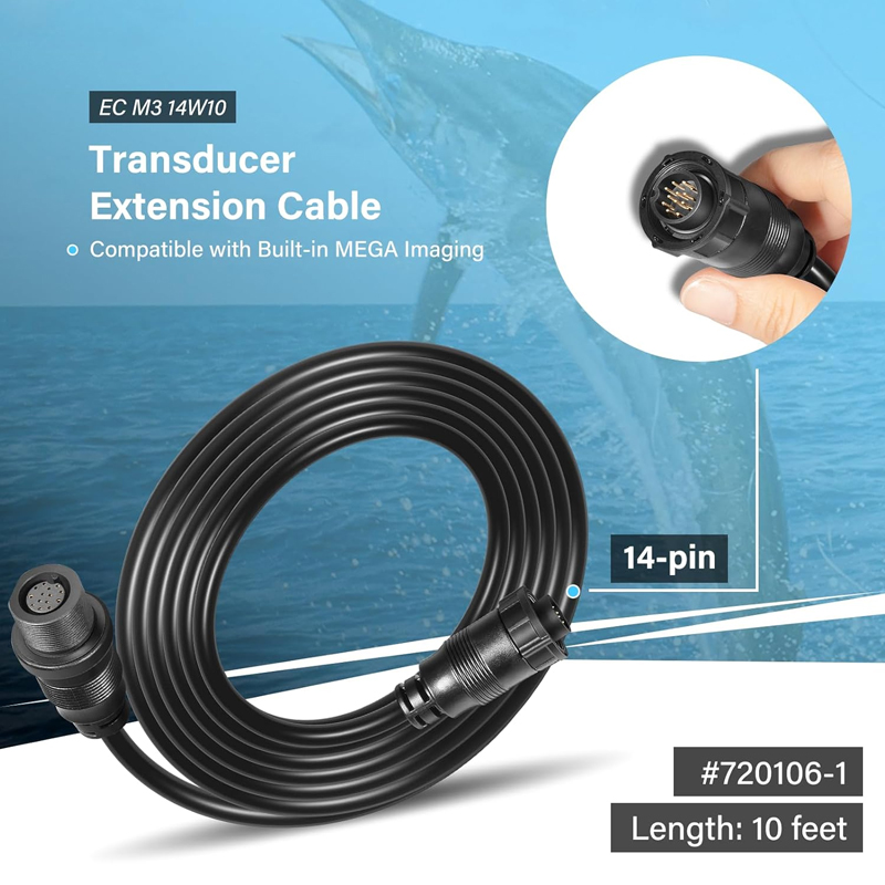 Fish Finder Cable - Cabo de Extensão para Transdutor 10