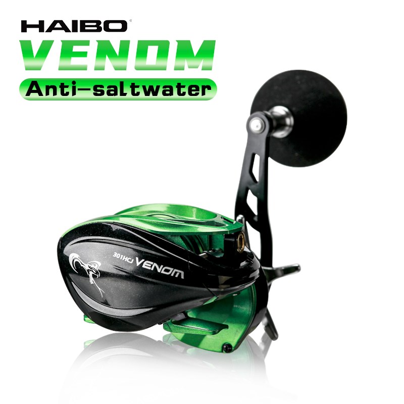 Abu Garcia Reel Max - HAIBO-Anti-Saltwater Fishing Reel, Baitcasting Reel, Placa