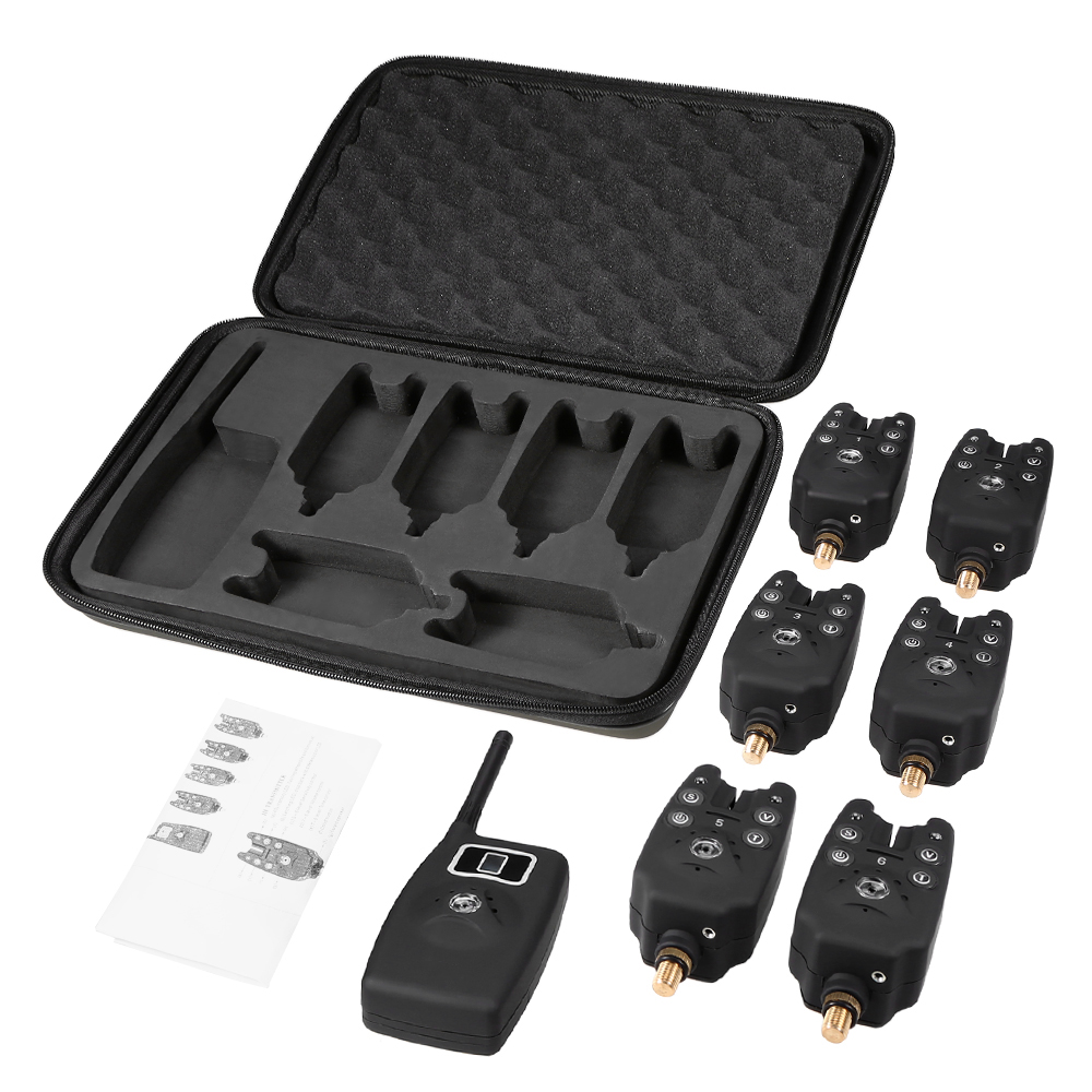 Bite Alarm - Lixada-Pesca sem fio mordida Alarmes Set,