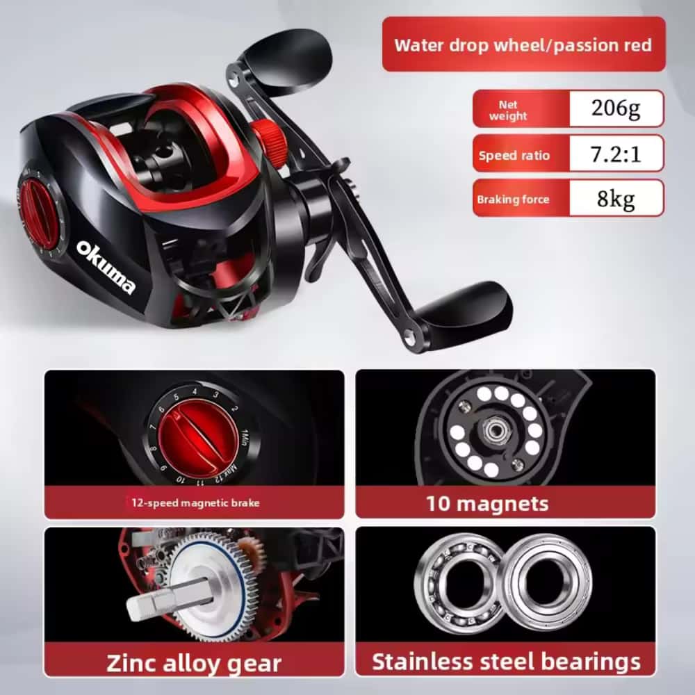 Carretilha de Pesca Okuma Bait - Abu Garcia Reel Max avaliação e preço