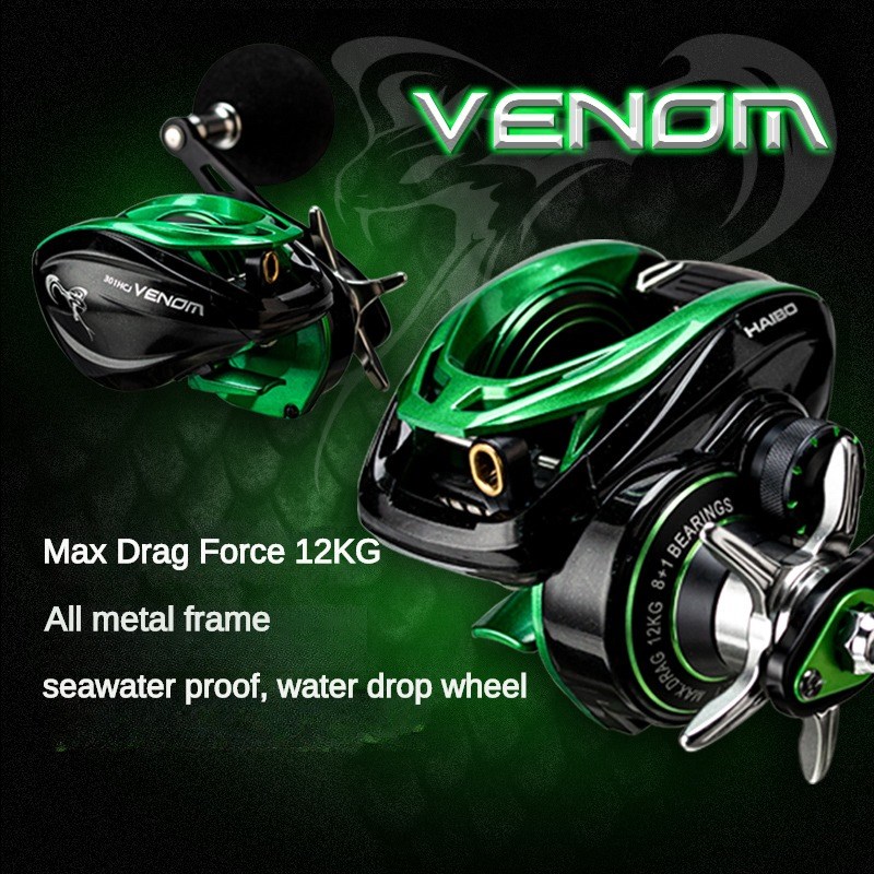 HAIBO-Anti-Saltwater Fishing R - Abu Garcia Reel Max avaliação e preço