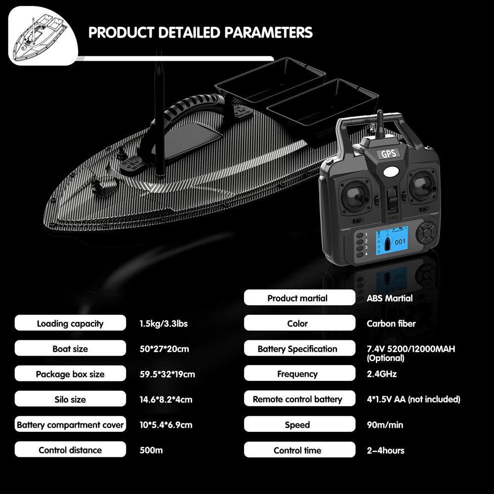 Barco de pesca automático, GPS - Fish Finder Gps avaliação e preço